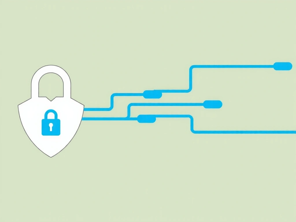 Rappresentazione visiva di dati personali protetti da lucchetto